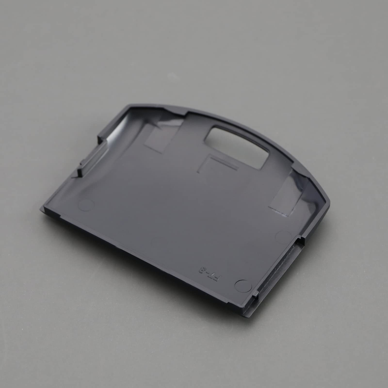 4 Piezas Reemplazo de La Tapa de La Batería Carcasa de La Puerta Trasera de La Batería Protector de La Batería Tapa de La Puerta Compatible con Sony PSP Serie 1000 La Consola Negro