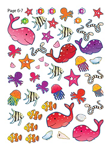 Image of My Sea World Sticker Activity Book: Explore Ocean Animals | Kids' Learn About Marine Life with Fun Stickers | Interactive Activities | Ocean-Themed Learning; 400+ Stickers