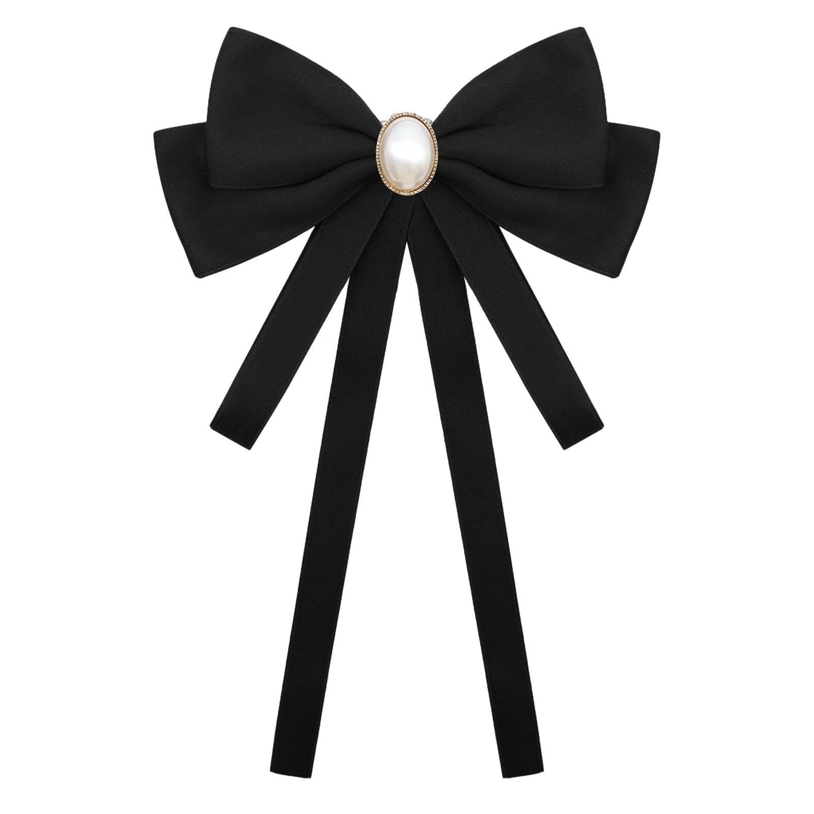 LJBFNN Bow Ties for Women, Adjustable Pre Tied Bow Tie Solid Color Ribbon Bowtie for Girls Ladies Party Daily Cosplay School