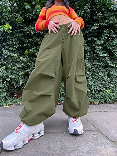 MOLERFO Cargo Pants Women Baggy Y2k Pants Cargo Pants Y2k Women Baggy Cargo Pants3