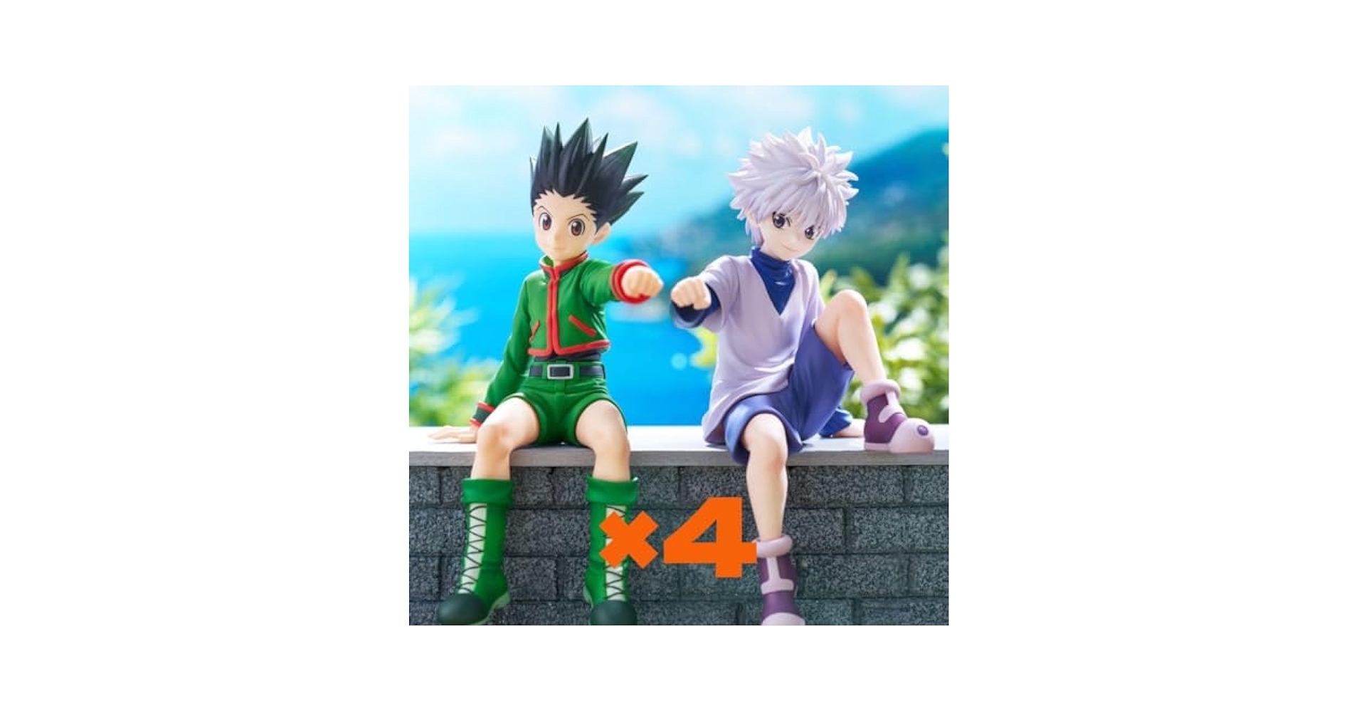 HANTER✕HANTER ゴン　キルア　ぬーすと　4体セット Amazon.co.jp: ハンターハンター ヌードルストッパーフィギュア