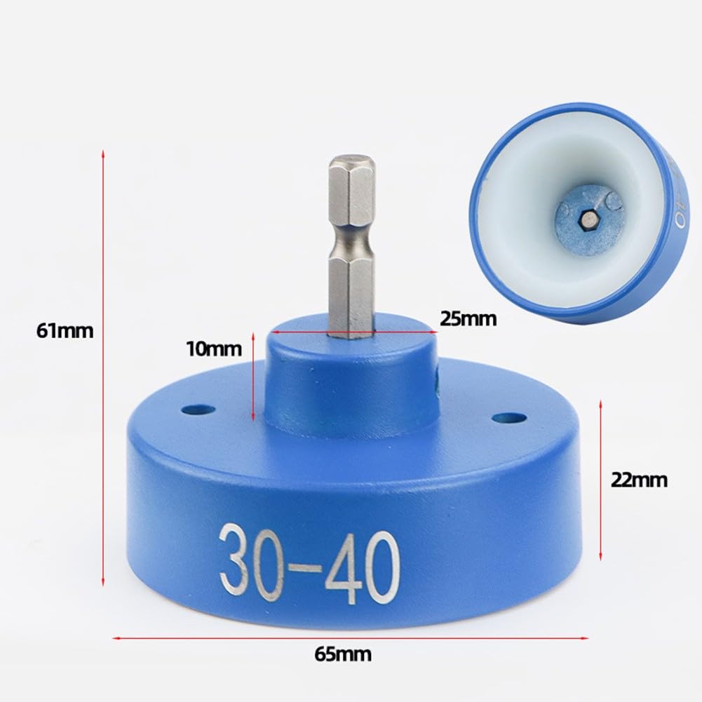 Adapter do zamykania butelek 1/4 cala trzpień sześciokątny tworzywo sztuczne niebieski