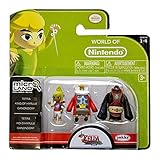 Jakks Pacific World of Nintendo, Micro Land, The Legend of Zelda: Windwaker HD, Tetra, King of Hyrule, and Gannondorf Figures