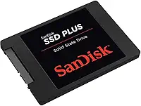 SanDisk SD Plus, 480GB, SATA, Leitura 535MB/s, Gravação 445MB/s, SDSSDA-480G-G26, Preto