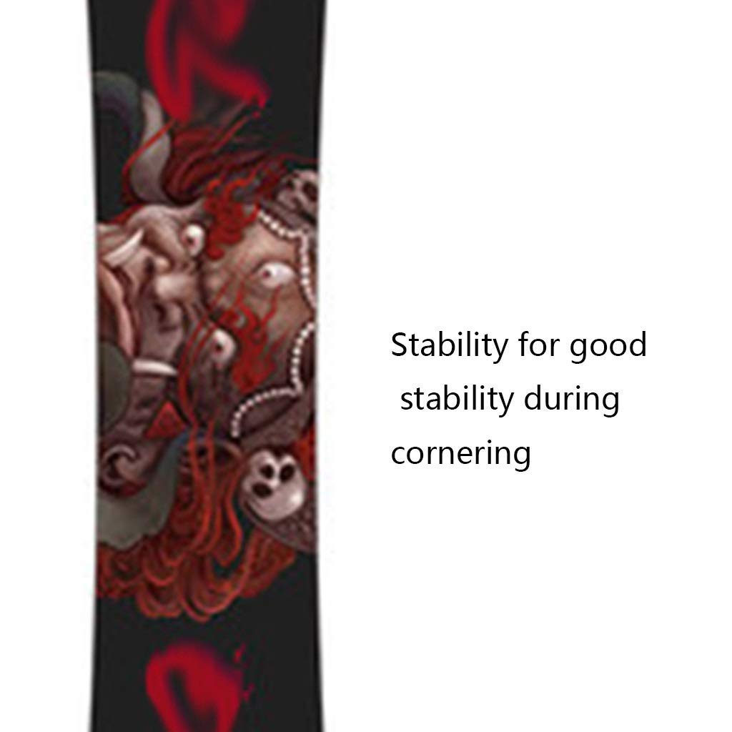 MU Neige Ski Traîneaux Longboard Ski Snowboard Veneer adulte Veneer extérieur Spécial Ski Équipement Hommes et Femmes professionnel Ski,Noir,157cm / 61,8 pouces