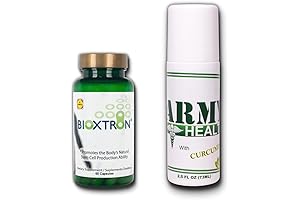 Bioxtron Natural AFA Stem Cell Supplement with Army Health Roll-On