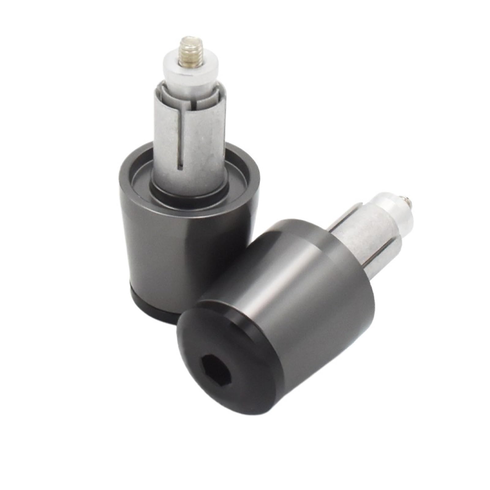 Motocicleta Tapón Deslizante Peso Puños Universales De Aluminio CNC para Manillar De Motocicleta, Tapones para Extremos De Manillar, Tapas De Contrapeso para Barra De Silder