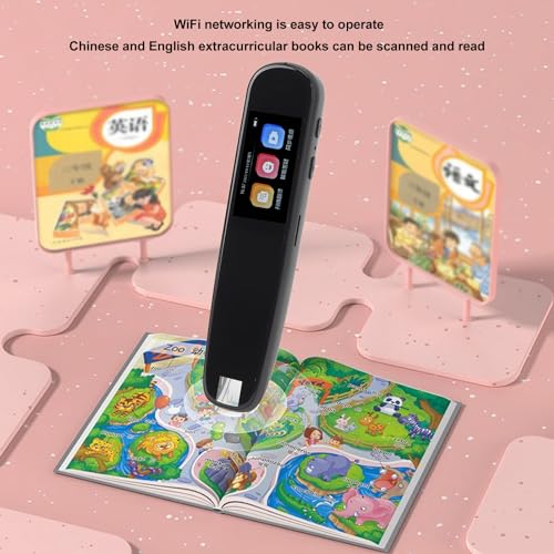 Scan Reader Pen, Reading Pen Translation Dictionary for Students, Multifunction Scanning Pen with, Language Learning Portable Mobile Scanner Translator Scanning Pen - Thumbnail 3