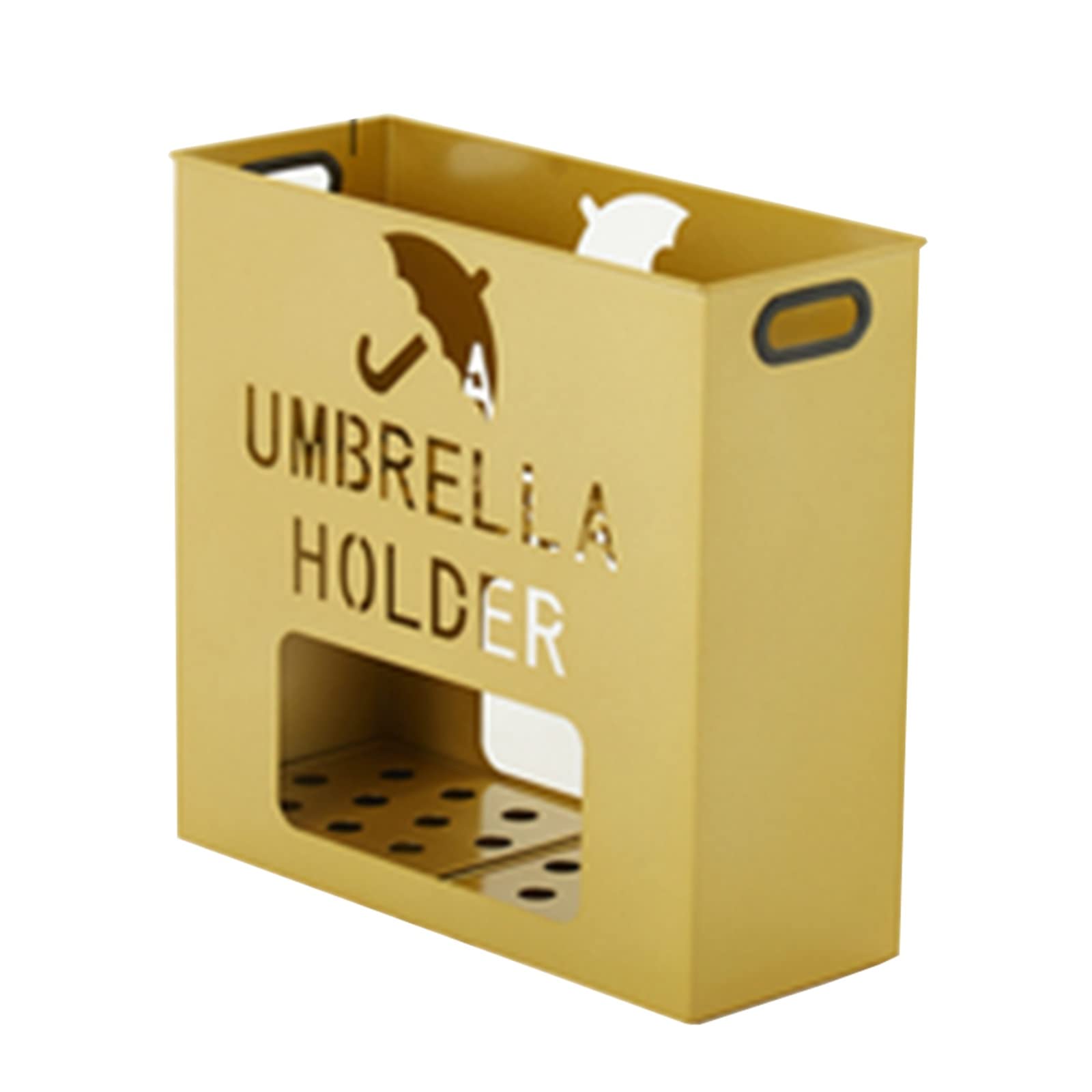 XDLEDMKIZ umbrella stand umbrella stand Metal umbrella stand with drip tray. Umbrella stand for entryway living room/office/hallway decoration, cane/crutch shelf.