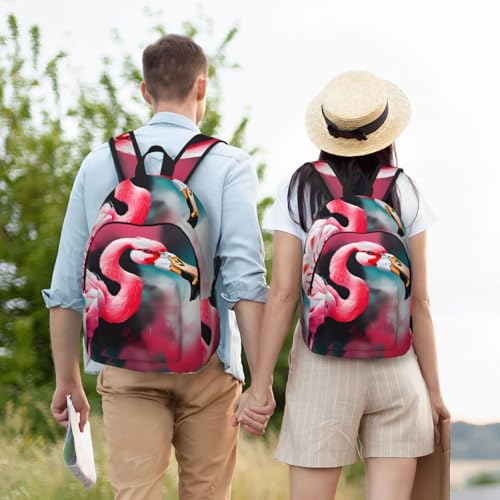 Sac à dos flamant rose idéal pour vos randonnées et week-ends - 6