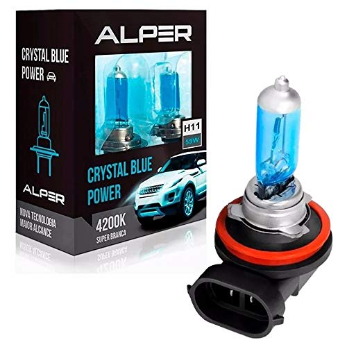 Lâmpada Alper H11 12V 55W 4200K Crystal Blue Power