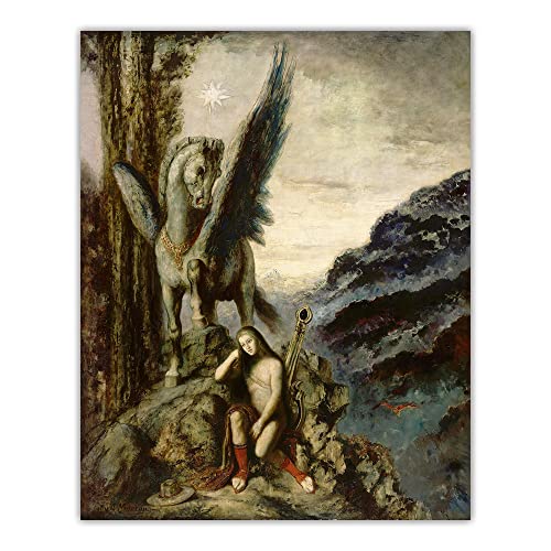 Tableau diamant complet Le poète errant Gustave Moreau premium