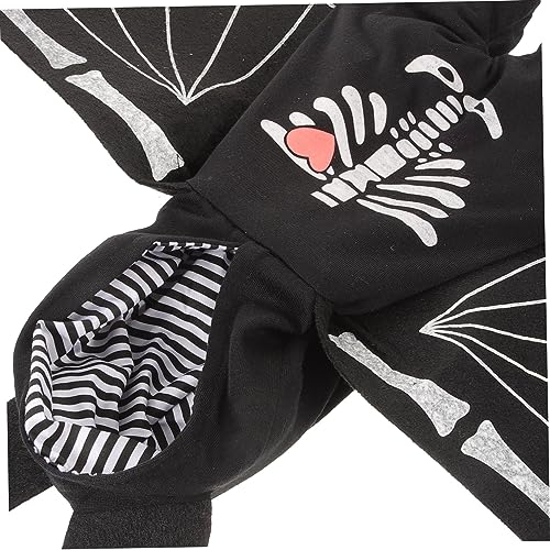 Disfraz para perro estilo murciélago Halloween miniatura 3