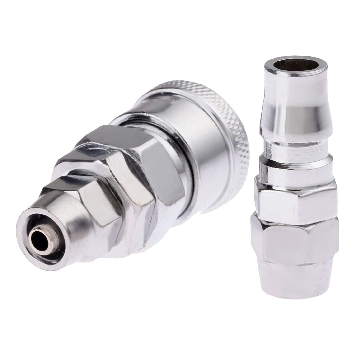 Iron SP20 and PP20 Pneumatic Fittings Quick Release Female Coupler and Male Bayonet Connectors Fittings for 8 x 5mm Air Line Hose 3