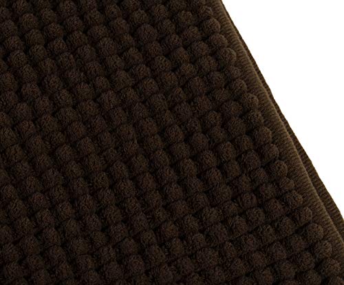 Tapis de bain antidérapant Gözze en microfibre mocca super douce - 7