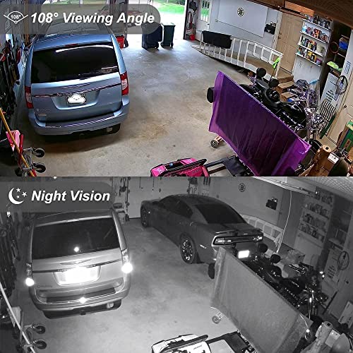 4Mp Poe Ip Dome Security Camera, 2.8Mm Wide Angle, H.265 Ip66 Waterproof Built-In Micphone/Audio, Compatible With Hikvision Uniview Nvr And Blue Iris #TOP2