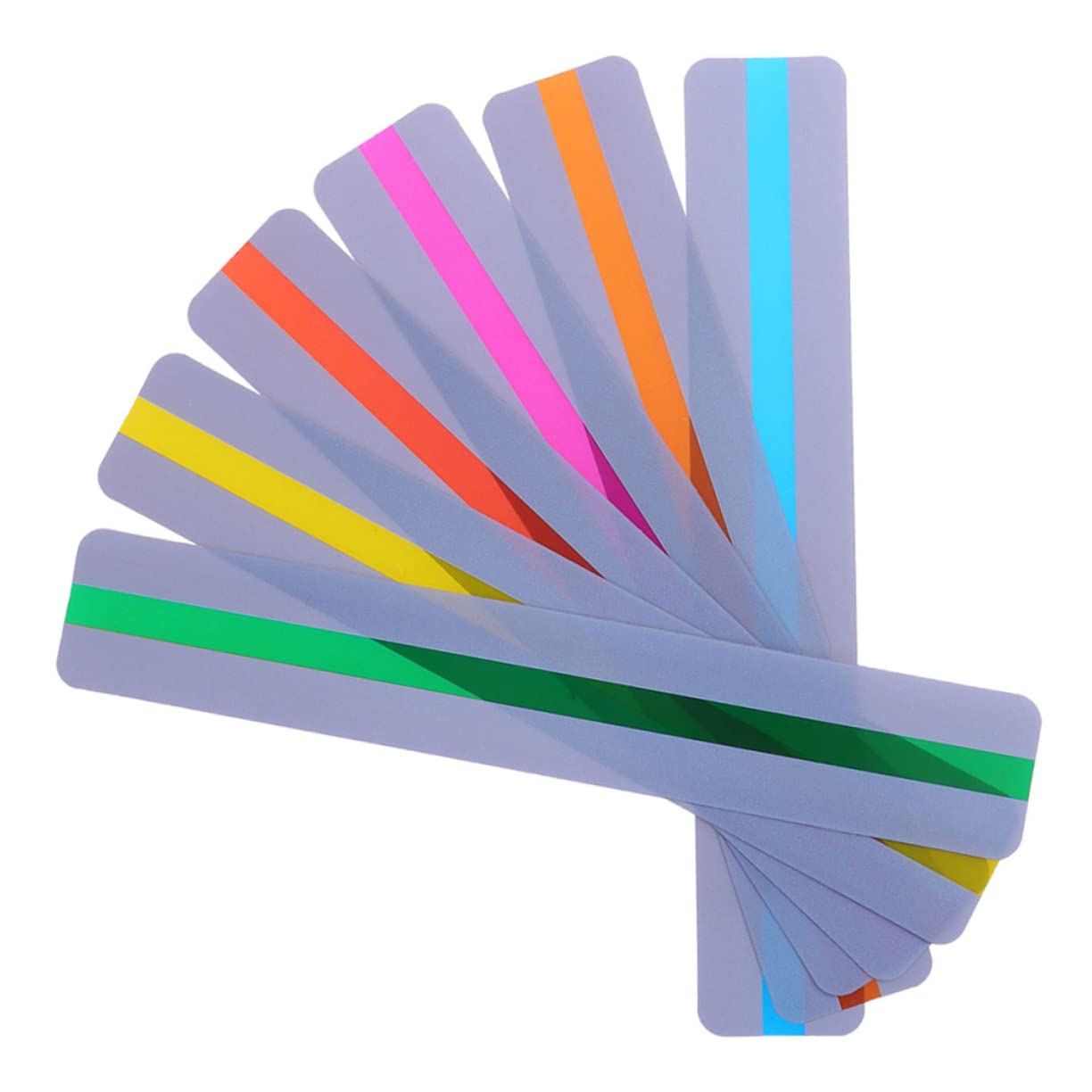 64pièces Marque-pages Pvc Transparent Marque-pages Étanches Et Décoratifs Pour Couleurs Disponibles