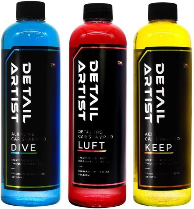 Amazon.co.jp: 【DETAIL ARTIST】3pH洗車セット 酸性 中性 アルカリ性 : ビューティー