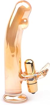 Dorado Cristal Consolador Vibrador : Amazon.es: Salud y ...