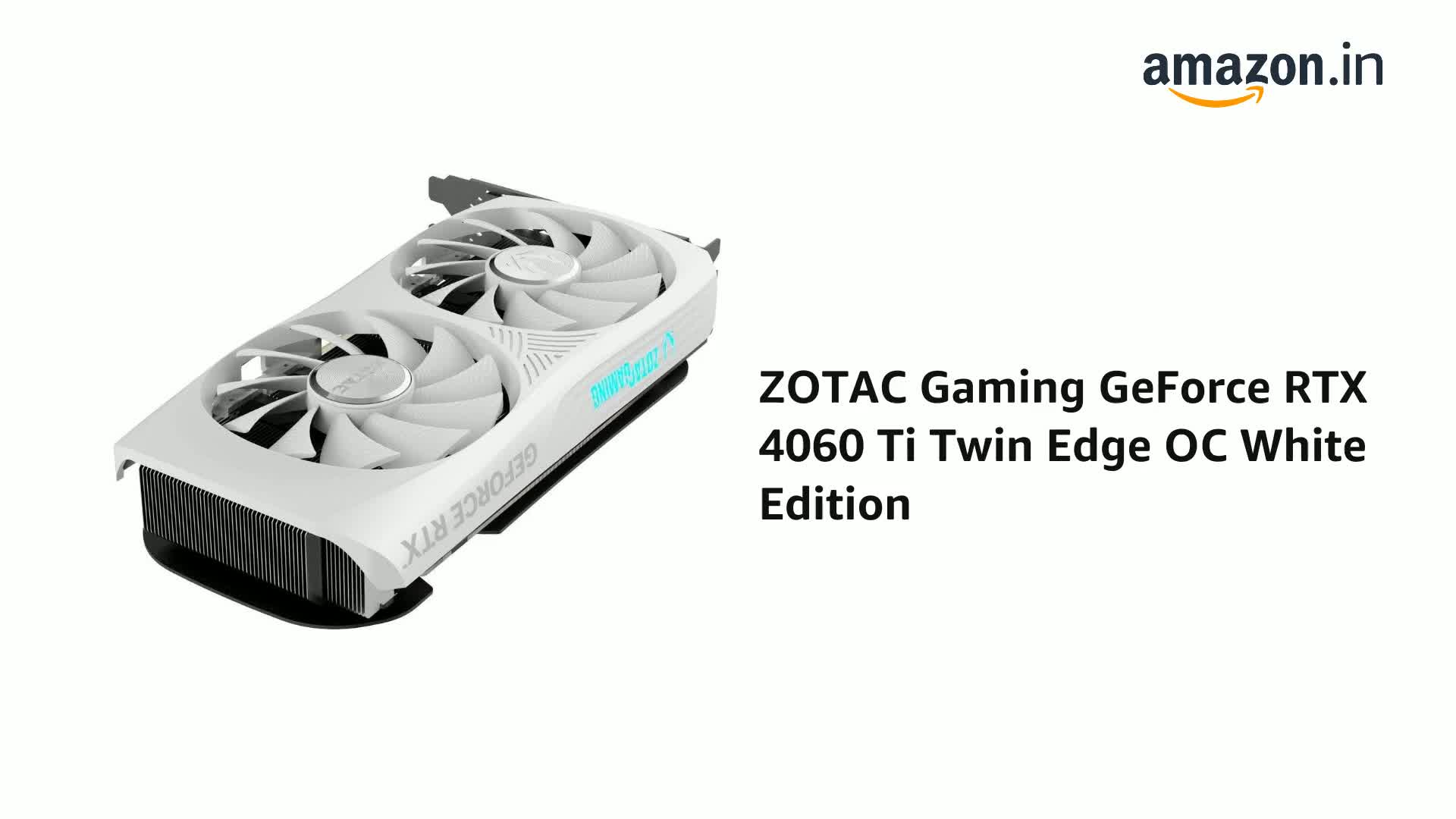 Amazon.in: Buy ZOTAC Gaming GeForce RTX 4060 Ti 8GB GDDR6 Twin