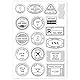 GLOBLELAND Stadt Gedenk Luftpost Transparente Silikonstempel Flugzeug Reisen Klare Stamps Retro Porto Silikonstempel Für Kartengestaltung DIY Prägung Journaling