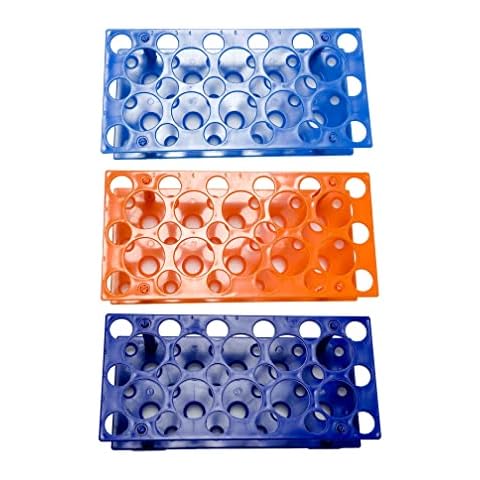 Estantería de tubos centrífugos de 28 pozos para laboratorio de plástico Cover