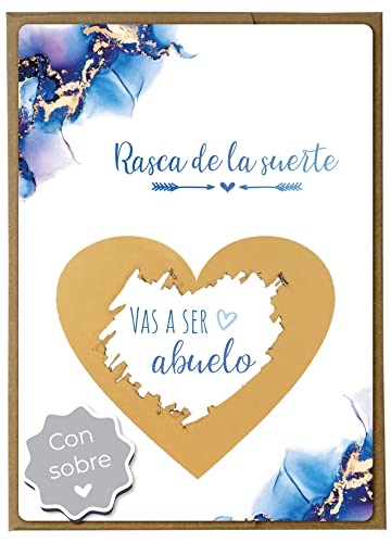 Image of Joli Coon Tarjeta de rascar Vas a ser abuelo con sobre - anunciar embarazo abuelo