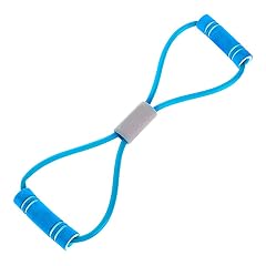 8-Shape Gymnasium Sports Fitness Sport Resistance Line Loop Bands Train Exercise Blue