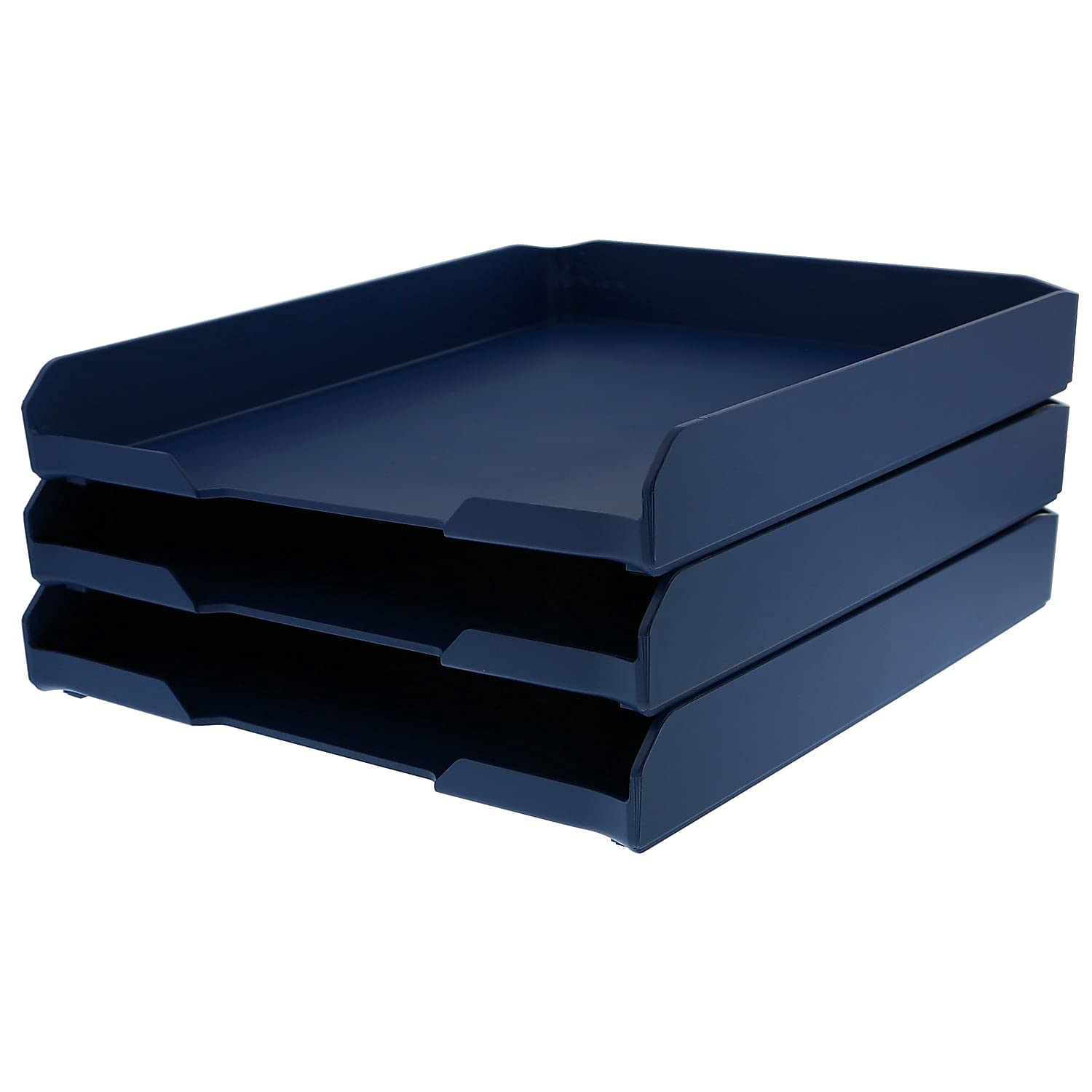 Bostitch Office Konnect Briefablage, passend für 24,8 x 30,5 cm große Dokumente, Blau