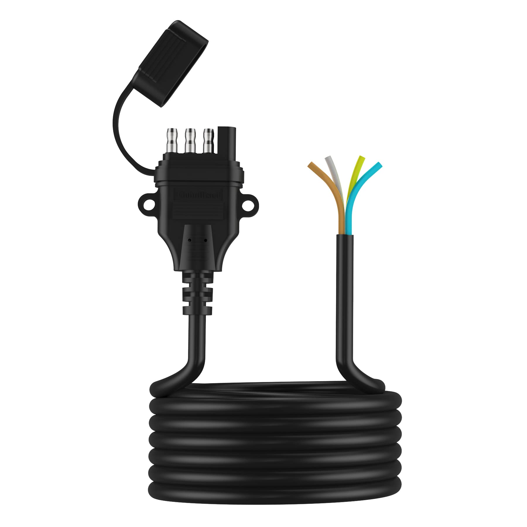 Buy Gubrdfrsod 18AWG 4 Pin Trailer Connector(6.56Ft)Trailer Wiring With