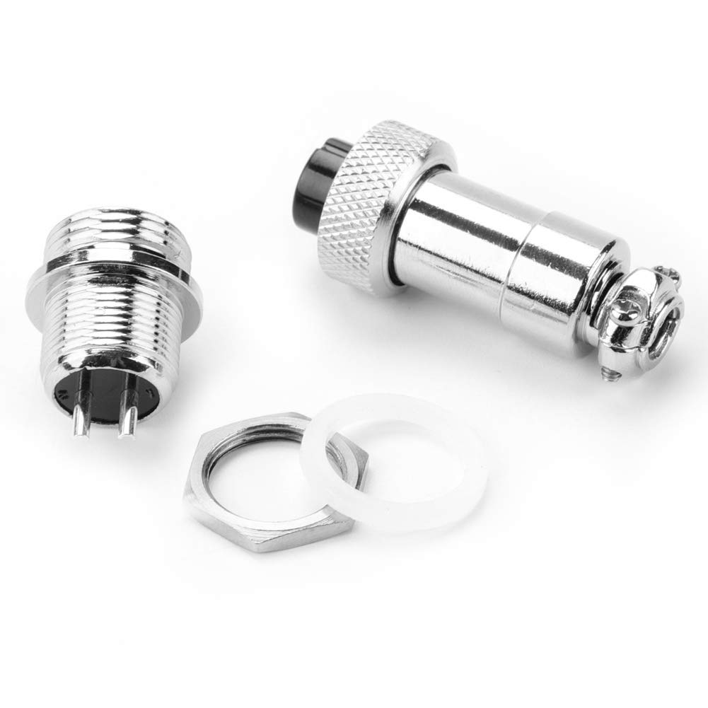 5 Paia Connettori GX12 2Pin Per Aviazione - Maschio E Femmina In Metallo - Foto 9