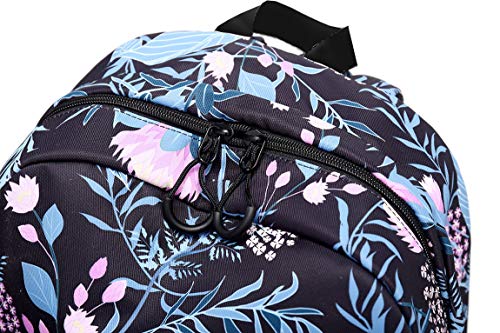 Joymoze-Fashion-Leisure-Backpack-for-Girls-Teenage-School-Backpack-Women-Print-Backpack-Purse-Black-Flower