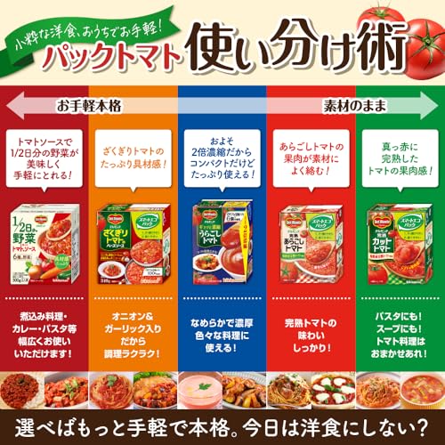 キッコーマン食品 デルモンテ ざくぎりトマトのベースソース 340g×6個