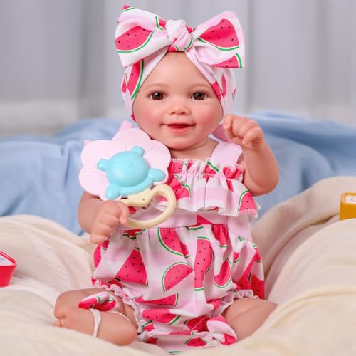 Muñeca Reborn BABESIDE Sunny 43 cm suave y realista miniatura 2
