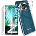 Produktbild HYMY für CUBOT Note 20 Pro Hülle (6.5") + 3X Panzerglas Schutzfolie - Transparent Schutzhülle TPU Handytasche Tasche Displayschutzfolie Gehärtetes Glas Panzerglasfolie