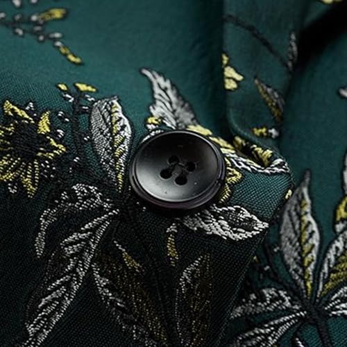 Mens Embroidery Tux Dress Suit Jacket Formal Print Prom Blazer Dinner Slim Fit Sport Coat2