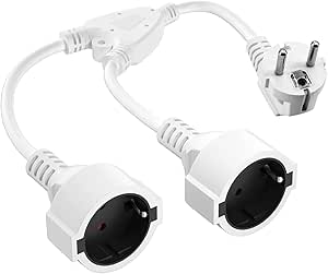 Prolunga Elettrica REV Ritter 10m Con Spina Di Protezione - Cavo H05VV-F 3G1,5 Mm² Arancione Per Interni - Foto 7