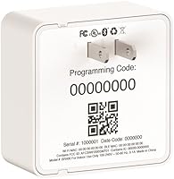 Vista 2 de Adaptador Wi-Fi para Schlage Sense BR400 (Solo WiFi de 2.4GHz) Funciona con Schlage Sense, Blanco