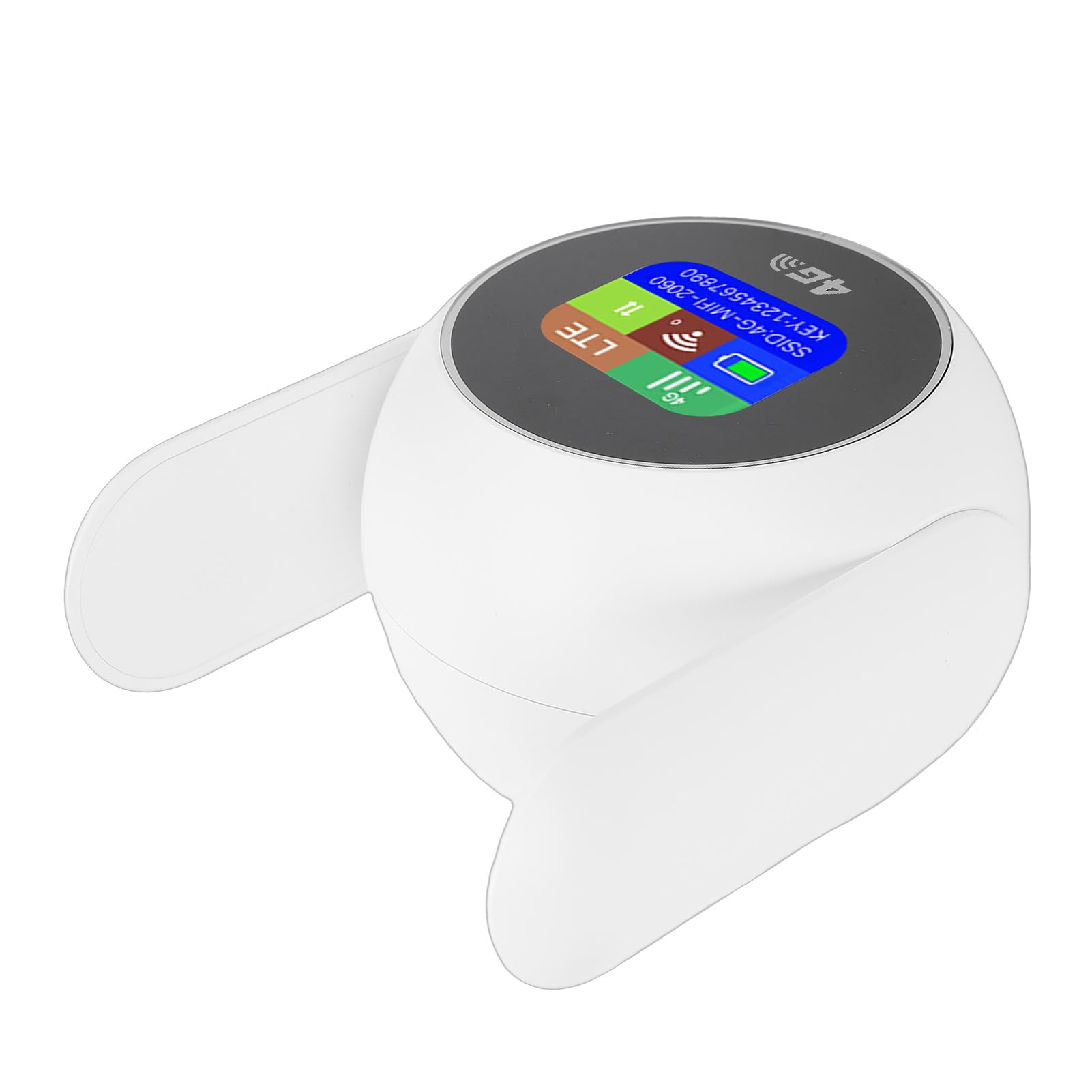 Luocute Router Hotspot WiFi Portatile Router Internet Mobile 4G LTE WiFi 6 con Slot per Scheda SIM e Cavo RJ45 per Viaggi, Casa, Lavoro, Supporto Fino a 32 Utenti