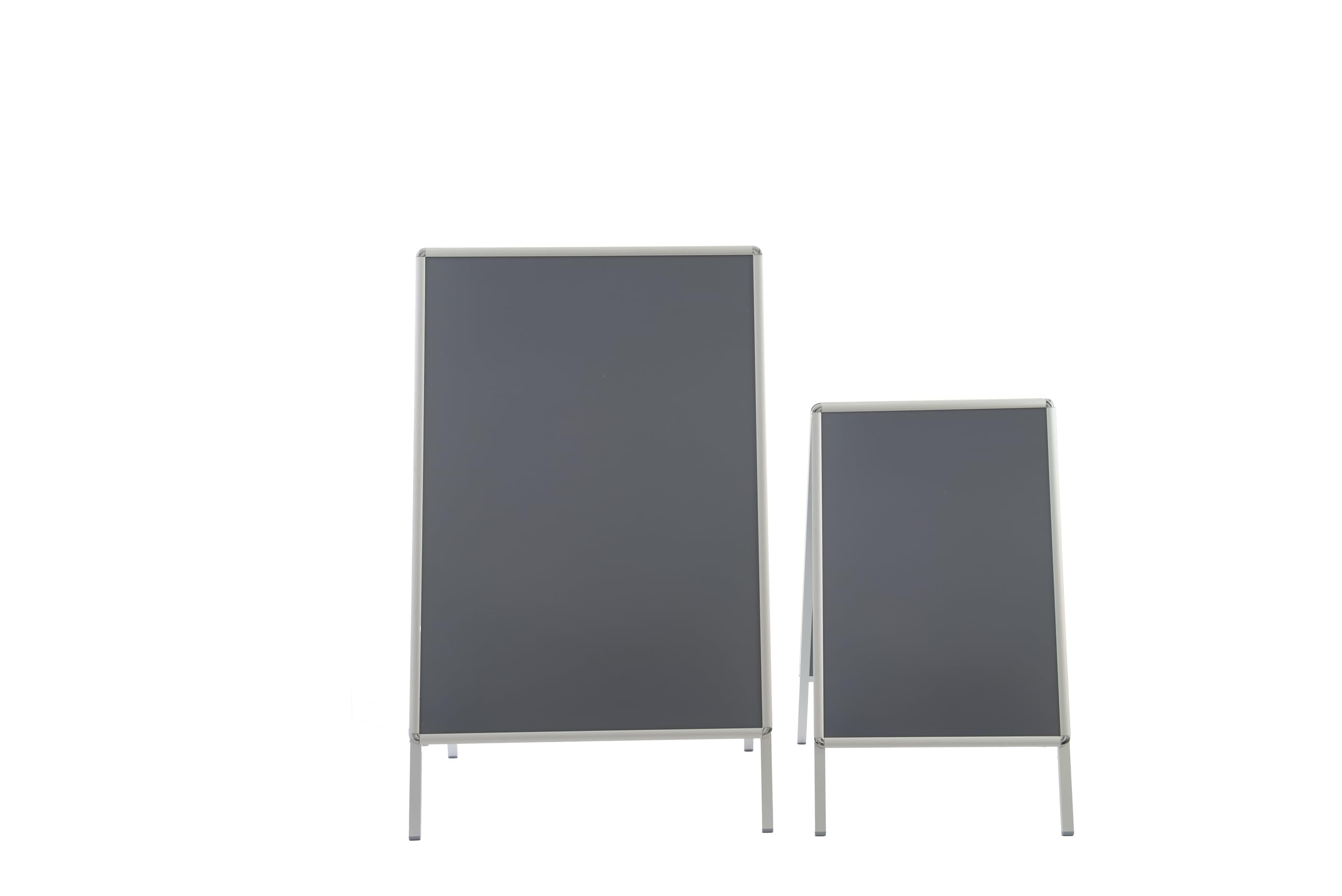 A1 Kundenstopper | Outdoor Plakatständer DIN A1 (Wetterfest) | Doppelseitige Werbung für Außenbereich | Robustes Aluminium mit stabilem Stand