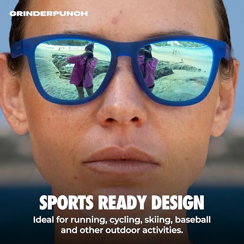 Image of grinderPUNCH Womens Polarized Sunglasses UV400 Protection Classic Retro Driving Sun Glasses Trendy Fashion Shades