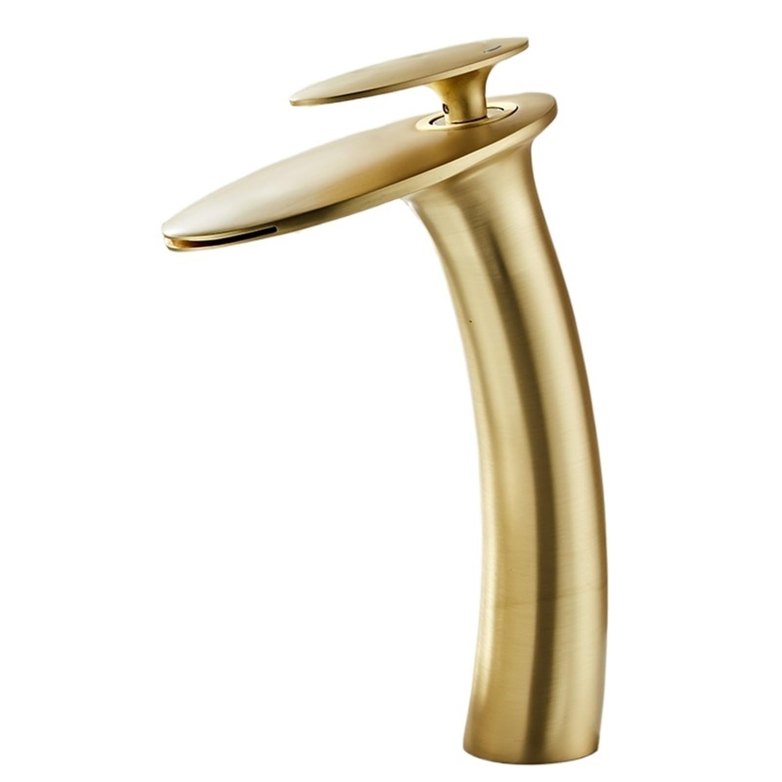 Lyvqzpwlr Color-06 Bathroom Basin Pillar Taps, Waterfall Basin Faucet Single Handle Mixer Tap For Bathroom Kitchen Multicolor(Color-06)