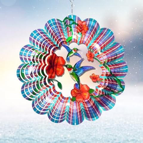 Eiryhope 3D Hummingbird Wind Spinner Cover