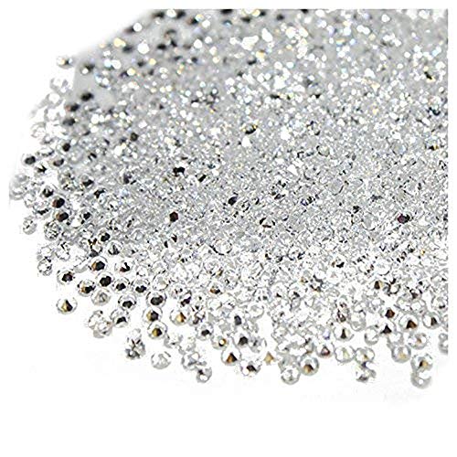 Micro Diamant – 1440 Stück Micro Diamant DIY Nägel Kristall Strass Rückseite flach Strass nicht Hotfix Strass benötigen…