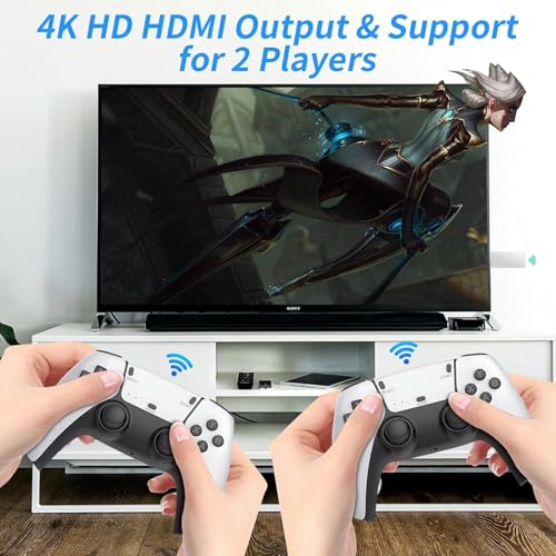 Video Games for Kids Retro Game Stick for Tv Wireless Video Games for tv Gaming 64GB Old School Station Video Game HD Games Console Built in 21K Game Console Ultimate 90s Retro Game Box HDMI Output 8 51OHUackmFL