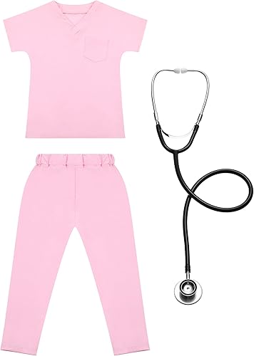 Miniatura 8 de Zhanmai Conjunto de uniforme médico, disfraz de juego de simulación con juguete de juego de rol para Halloween