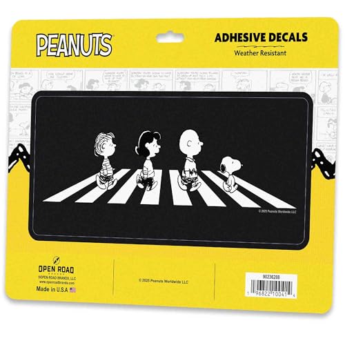 Image of Peanuts Abbey Road Adhesive Vinyl Decal