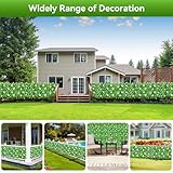 2PCS Expanding Garden Trellis Panels, 40x20cm to 28x200cm Expandable Garden Fence Screening with Artificial Ivy and White Orchid,Decorative Faux Ivy Leaf Privacy Screen Greenery Backdrop for Backyard - Image 8