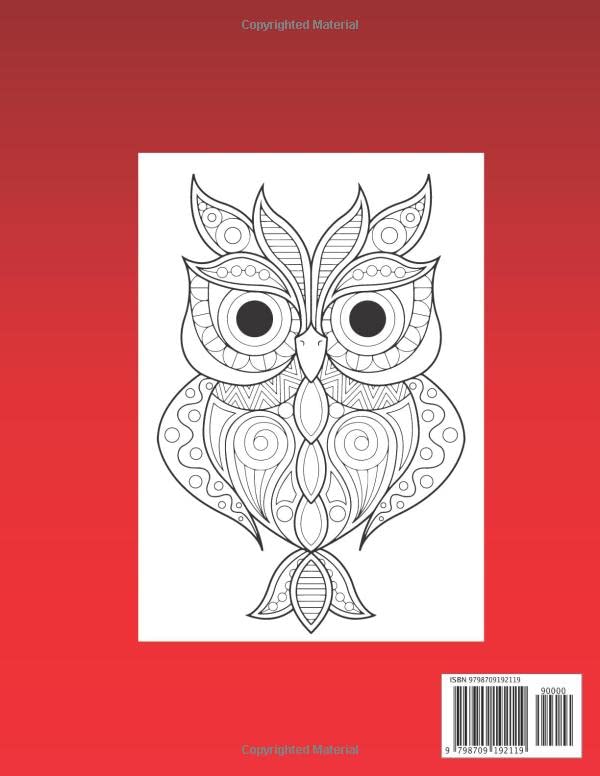 Owls Coloring Book for Kids with Facts: SPARK Owls Coloring Book,Cute Owl Girls & Boys Color Design Activity Book (Dover Coloring Books),Perfectly Portable Pages (On-the-Go Coloring Book) image 3