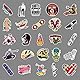 Skate Aufkleber Skateboarding Stickers 50 Stück Skateboard Graffiti Aufkleber Motorräder Fahrrad Snowboard Gepäck Laptop Auto Koffer für Kinder und Jugendliche Wasserdichte Vinyl Aufkleber